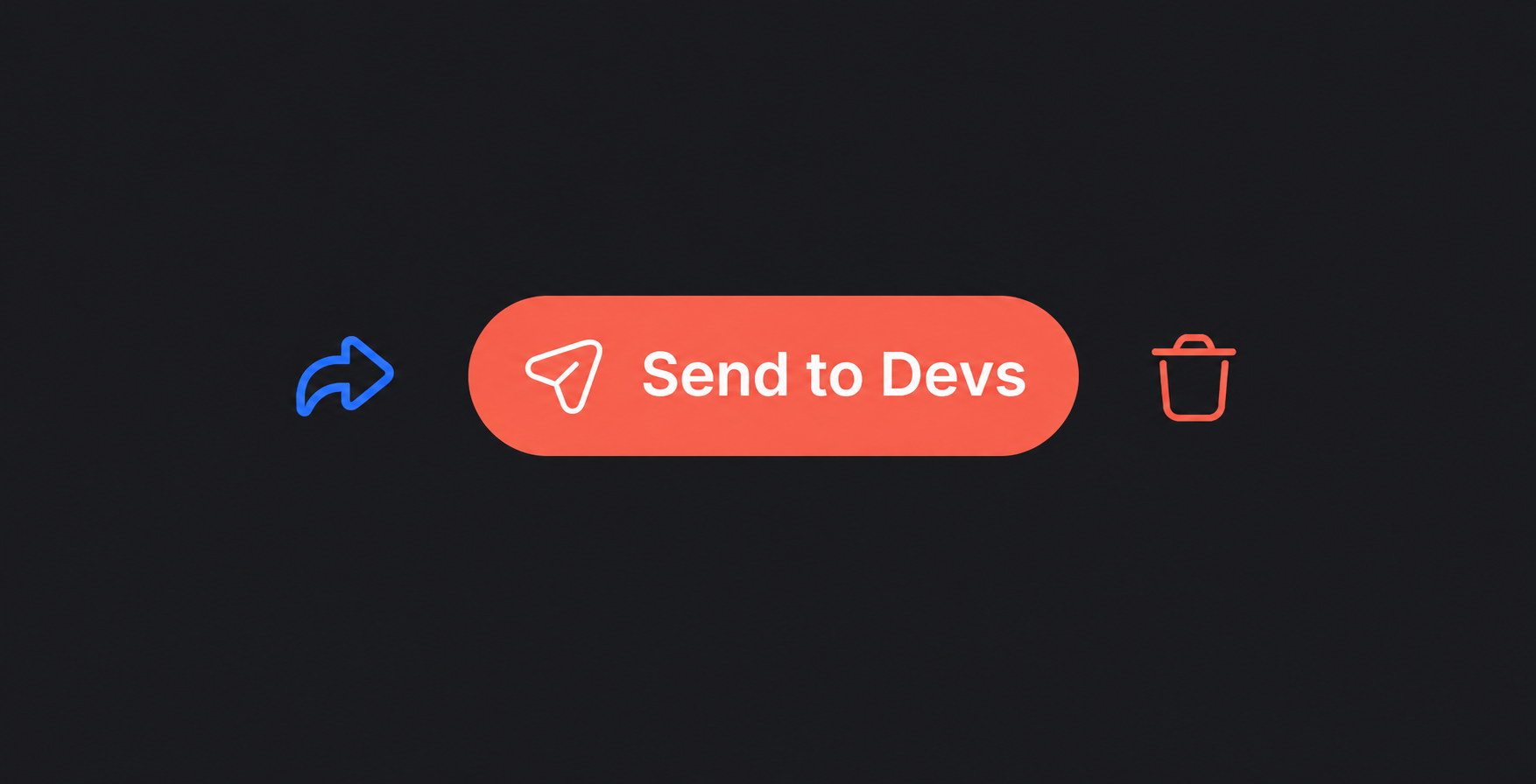 Ship — Send to Devs action in Fei Studio